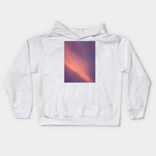 Sunset Pink Purple Sky | Blue | Clouds Photo Kids Hoodie